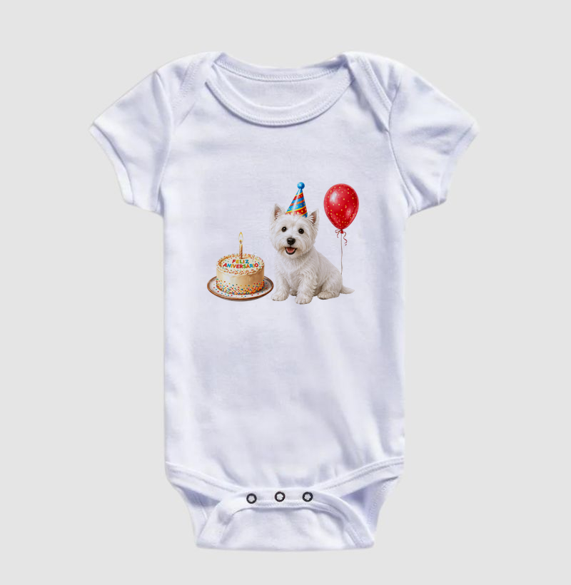 West Highland White Terrier - Aniversário - Imagem 3