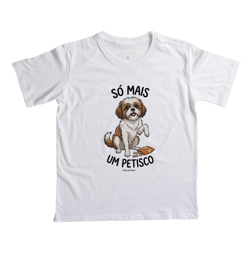 CAMISETA INFANTIL SHIHTZU PETISCO - Imagem 6