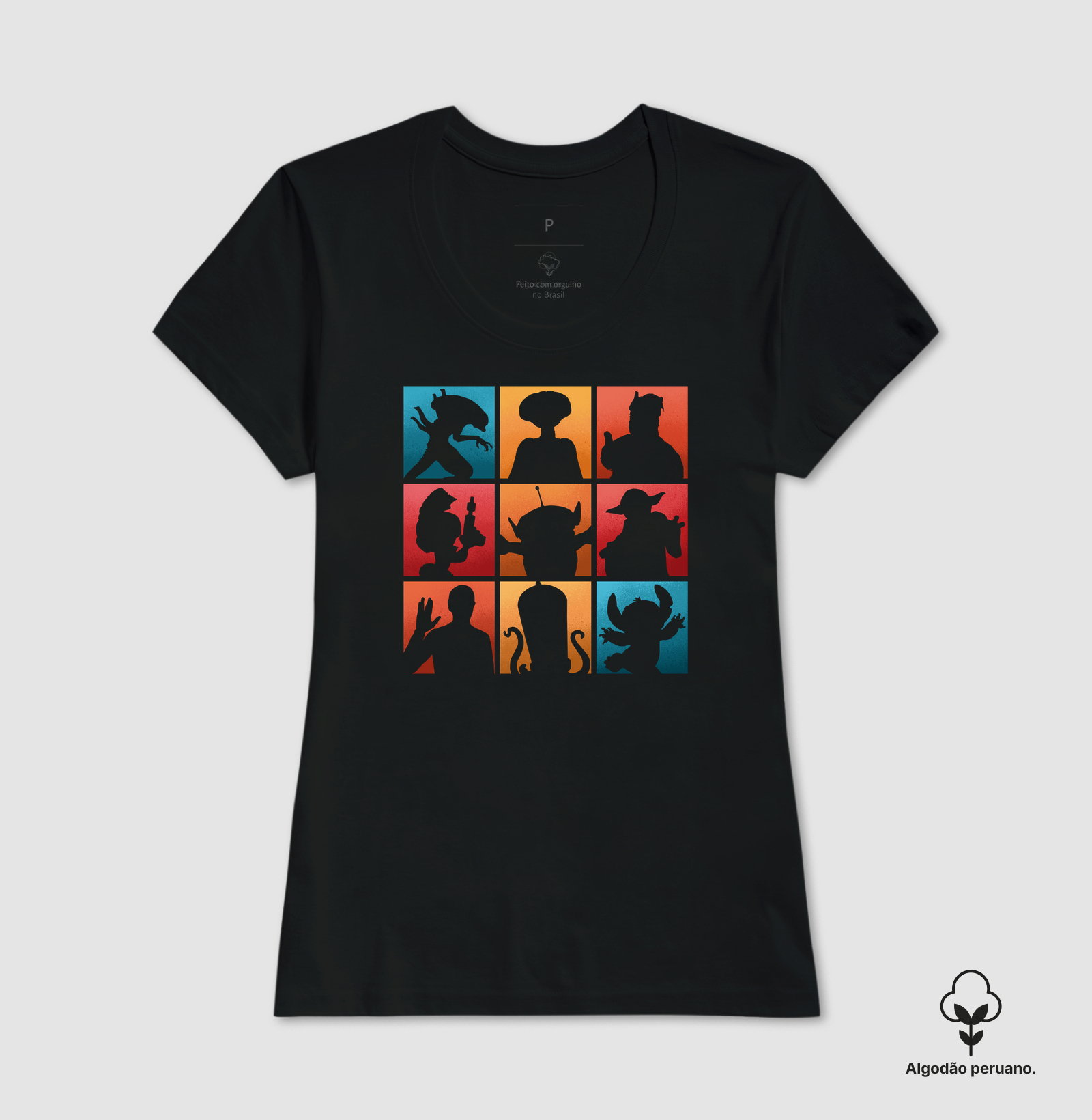 Camiseta Algodão Peruano Alien Gang - Imagem 3