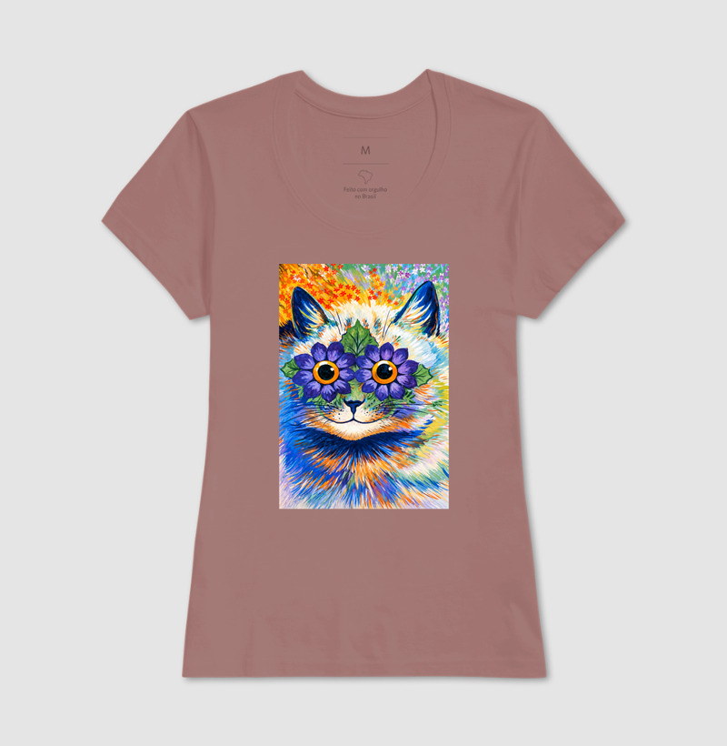 Psychedelic Flower Cat -  Louis Wain - Imagem 17