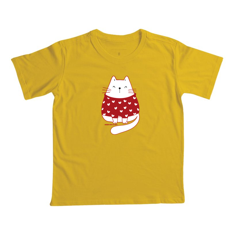 Gata branca de suéter vermelho - Imagem 8
