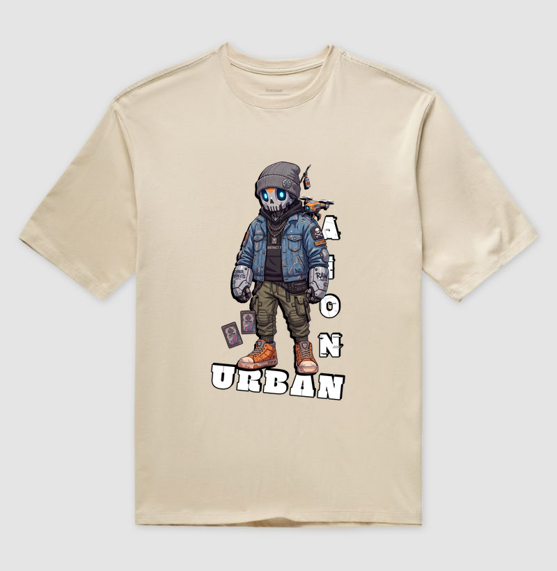 Camiseta Oversized Apollo Urban | Linha Abstract — Aion Abstract - Imagem 3