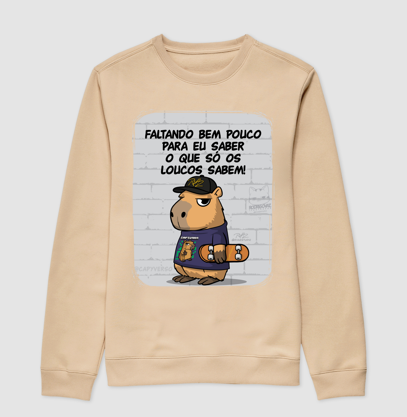 Camiseta Capivara só os loucos - Imagem 3
