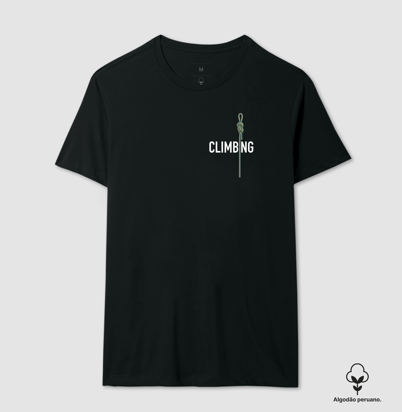 Camiseta Falésia & Magnésio | Nó & Corda - Imagem 4