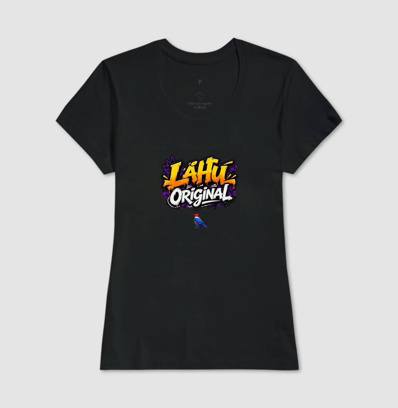 O grafite LÄHU Original brilha em tons vibrantes de laranja e roxo, traduzindo energia e movimento. Mistura perfeita entre arte de rua e moda contemporânea, feita para quem vive o estilo com propósito. - Imagem 3