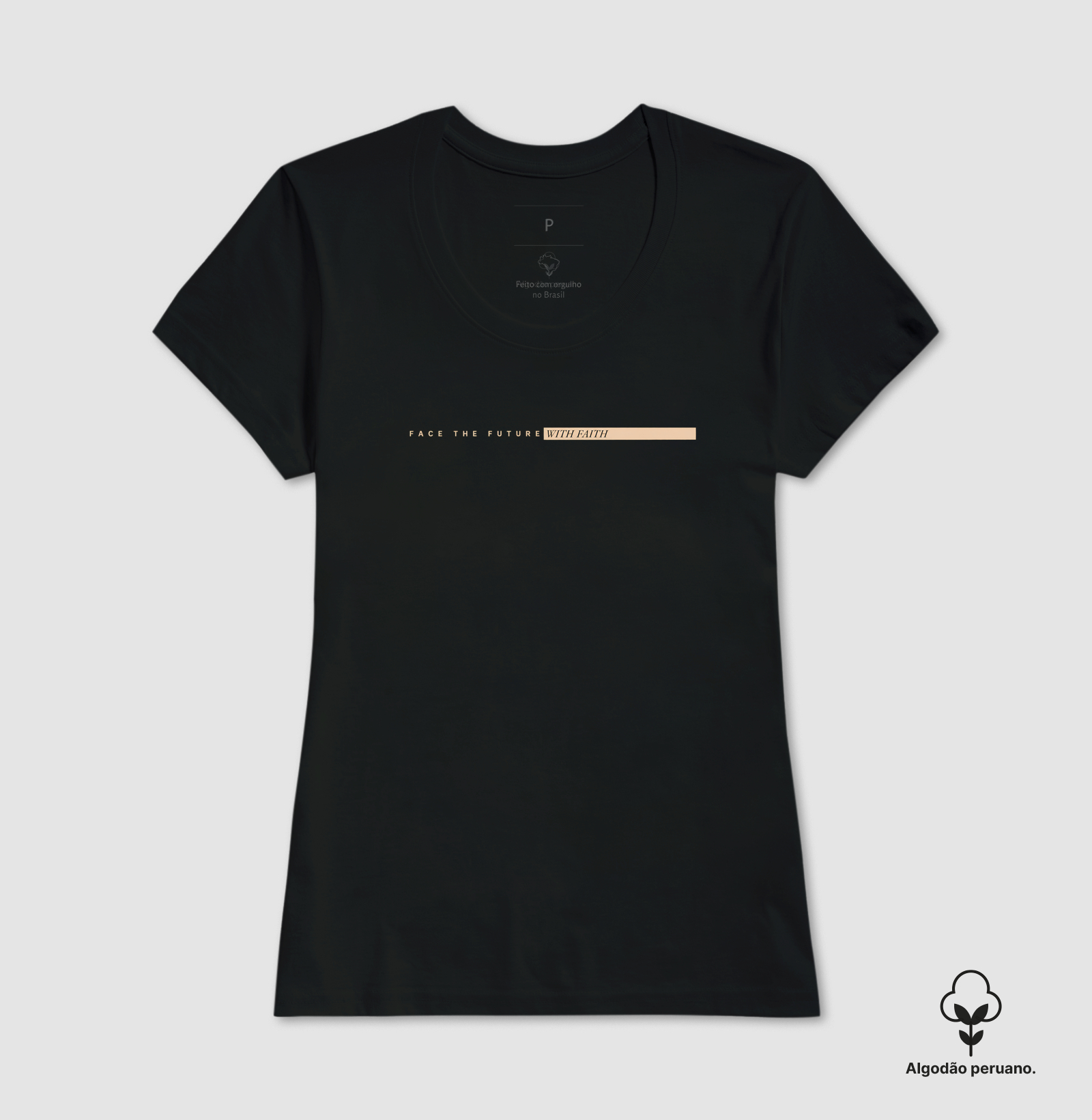 Camiseta Cristã Face the Future - Imagem 5