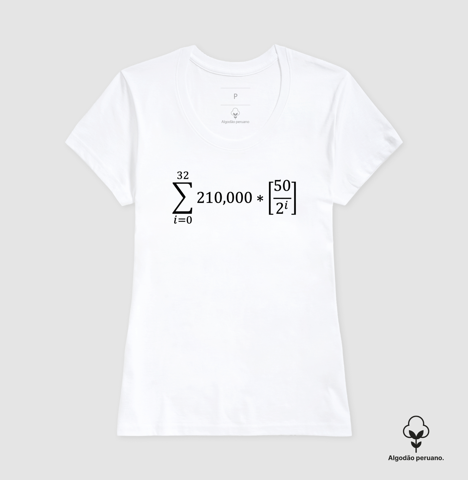 Camiseta Bitcoin Fórmula Algodão Peruano - Imagem 8