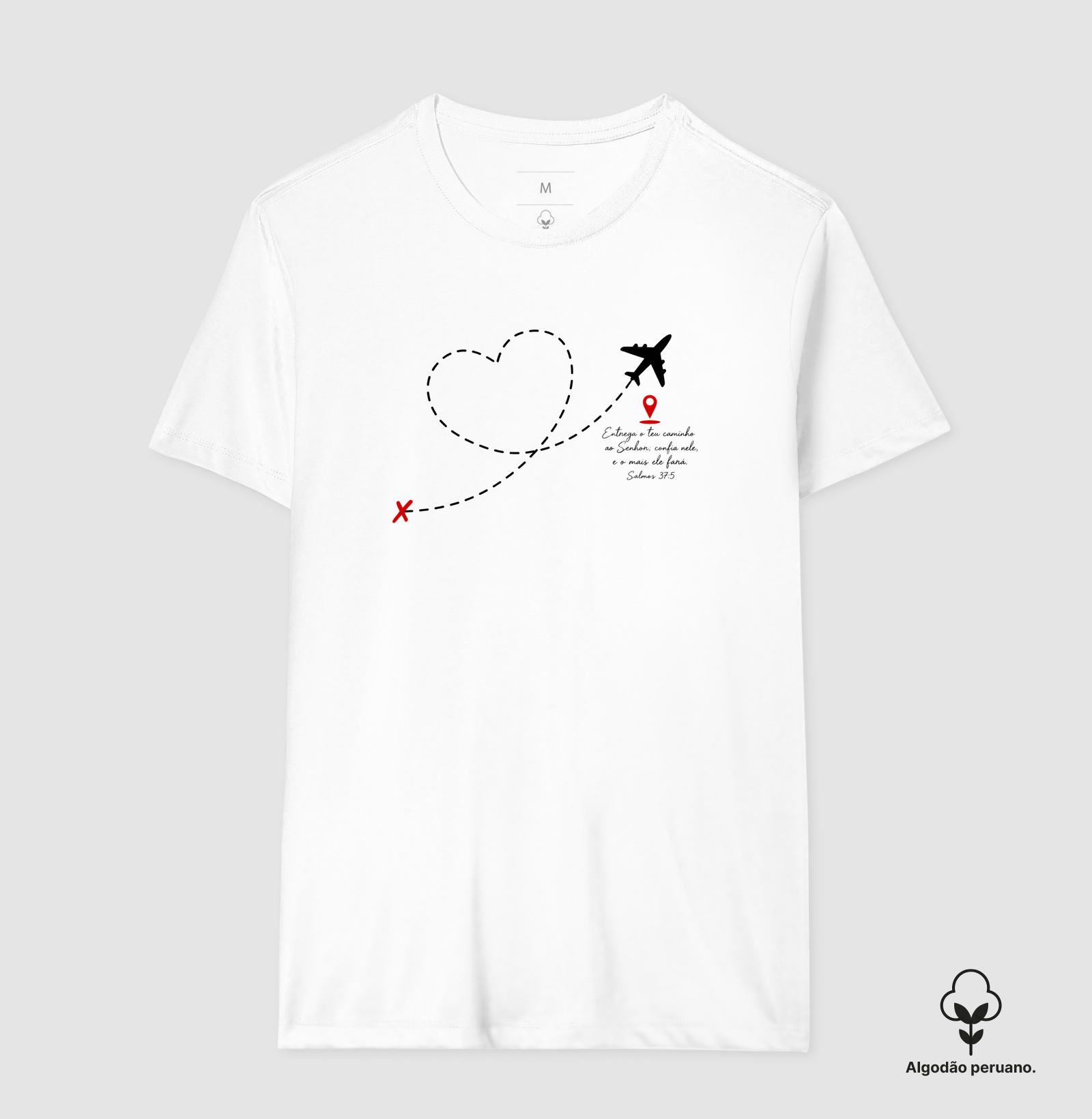 Camiseta Entrega o Teu Caminho — Salmos 37:5 - Imagem 2