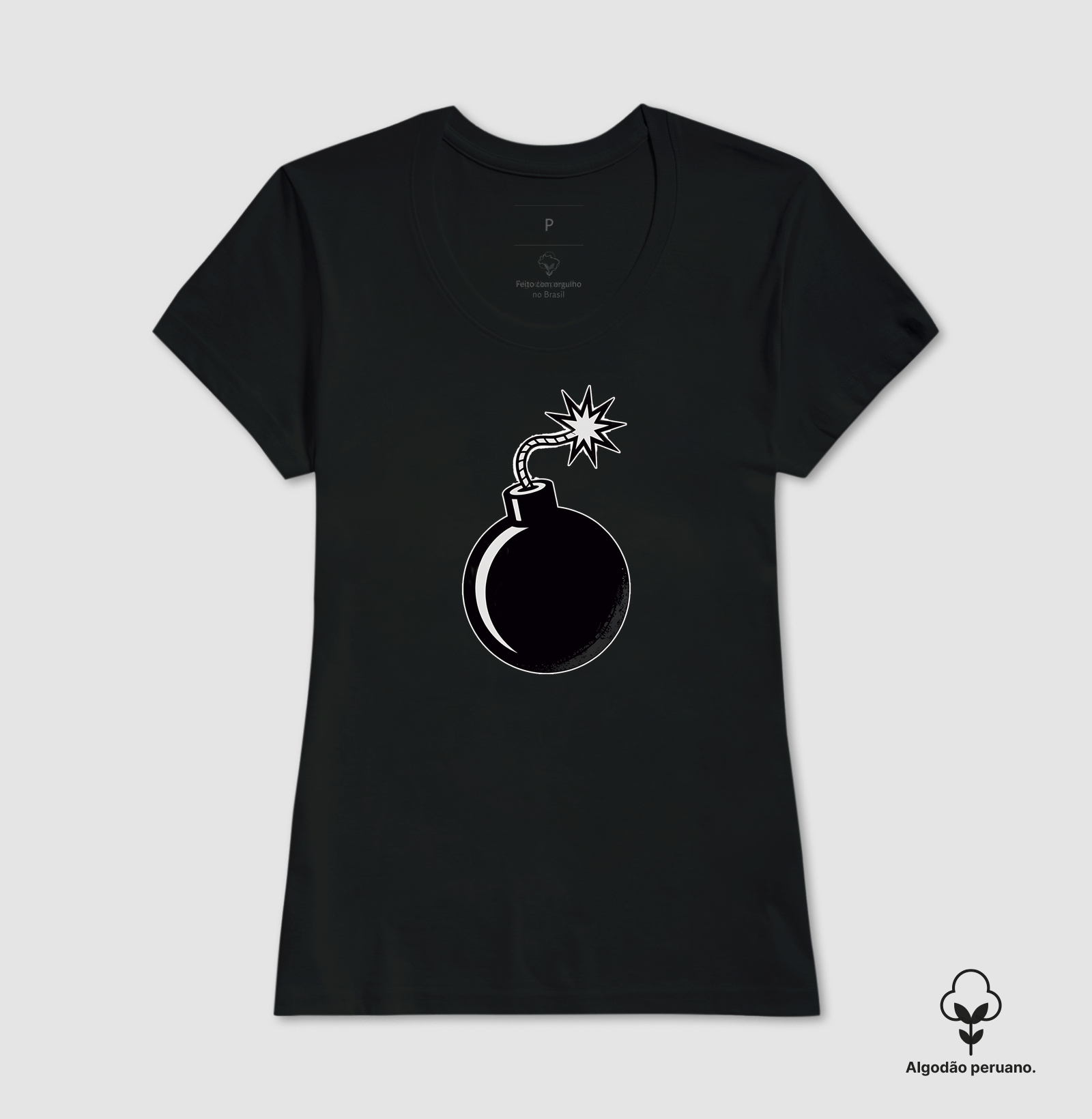 Camiseta Algodão Peruano Bomba! - Imagem 5