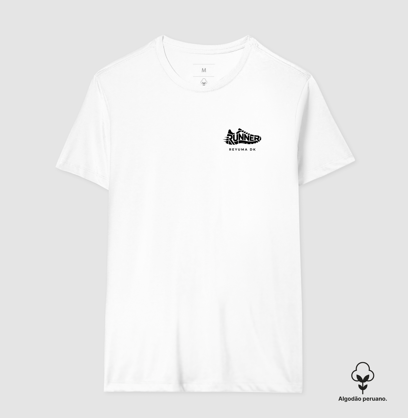 Camiseta Masculina, Feminina, Babylook e Unissex de Algodão Peruano Corrida "Runner – Shoes"  - Imagem 6