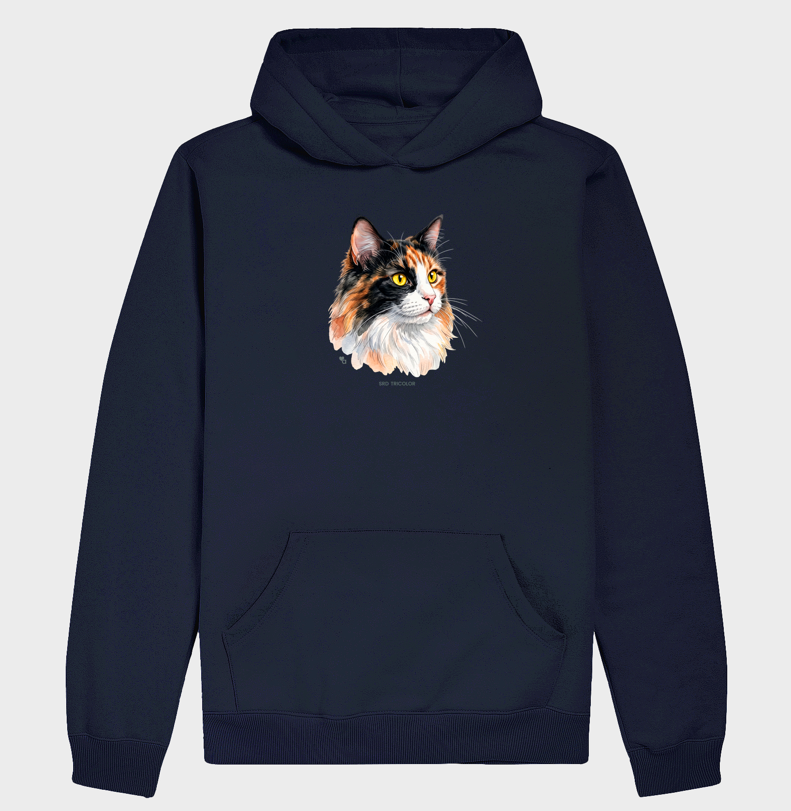 Gatos - SRD Tricolor - Moletom Hoodie - Imagem 6