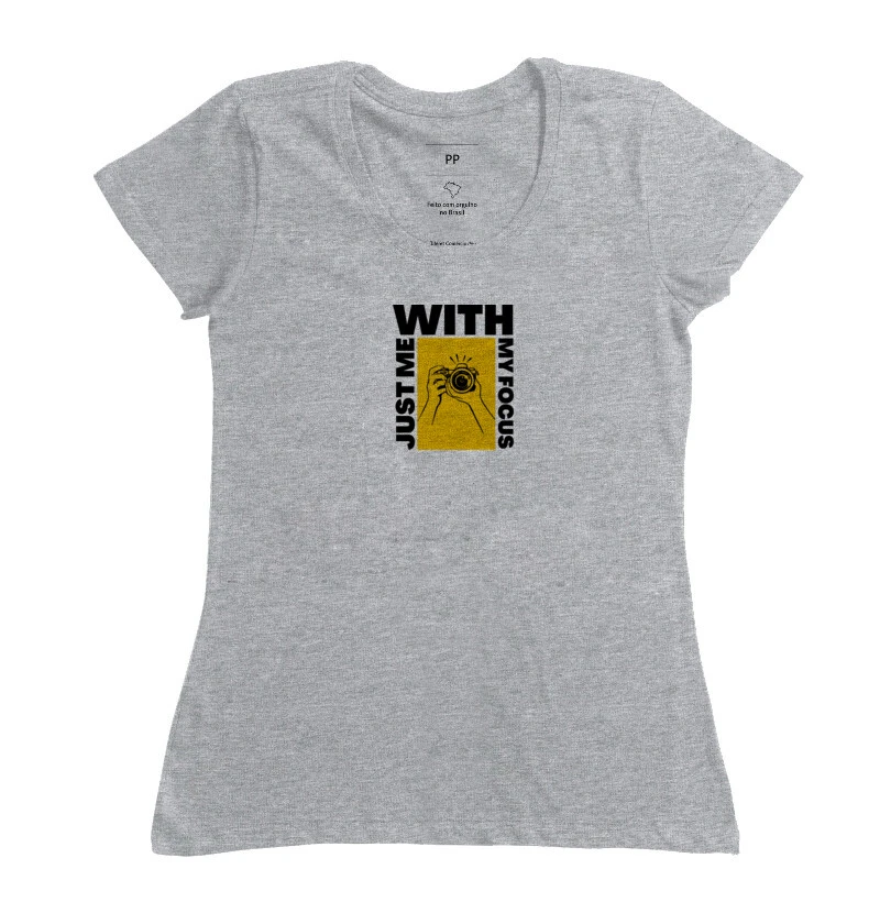 Camiseta Just Me with My focus - Imagem 8