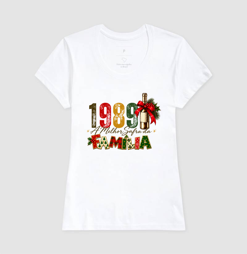 Camiseta Algodão Peruano A Melhor Safra da Família 1989 - Imagem 3
