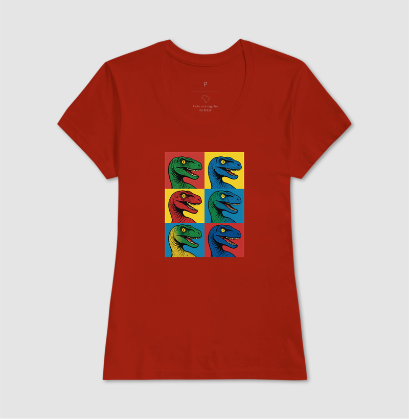 Camiseta Dino Pop Velociraptor - Imagem 13