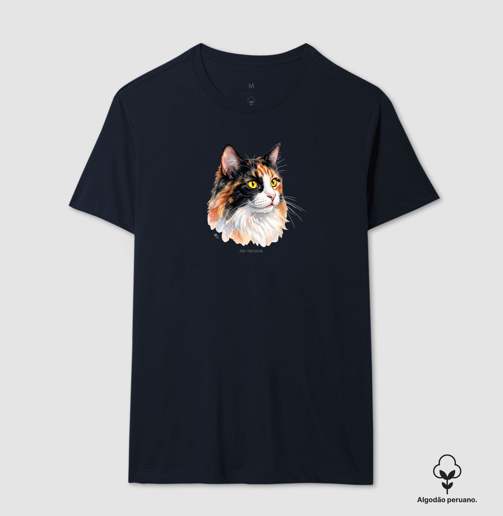 Gatos - SRD Tricolor - Algodão Peruano - Imagem 4