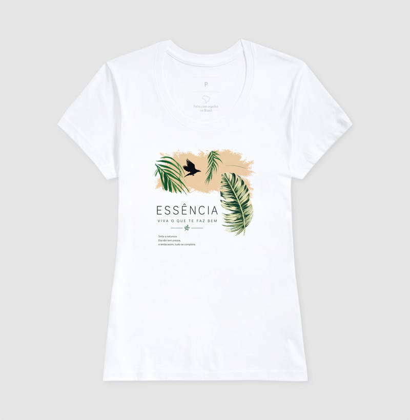 Camiseta Essência - viva o que te faz bem - Imagem 5