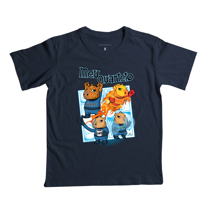 Camiseta Capivara Quarteto - Imagem 3