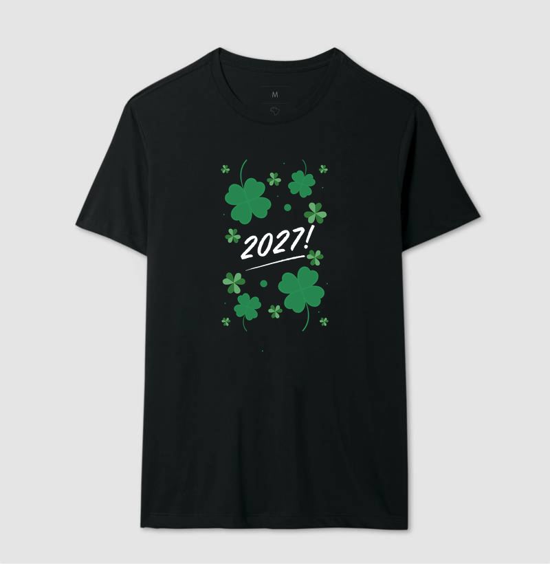 Camiseta Sorte 2027 – Trevos da Virada - Imagem 2