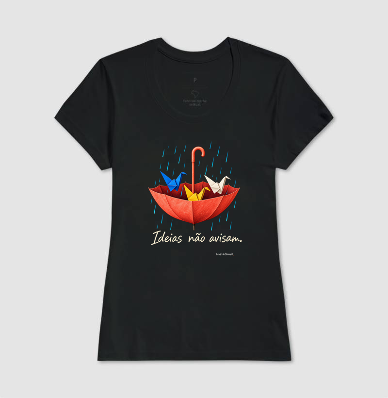 Camiseta Ideias não avisam - Imagem 3