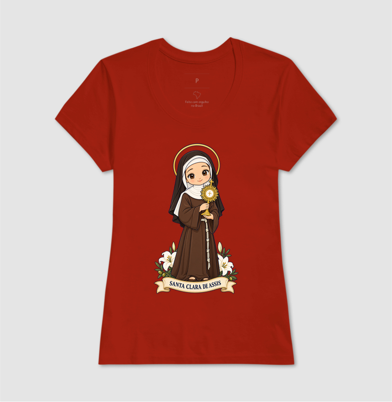 Santa Clara de Assis estilo chibi - Imagem 9