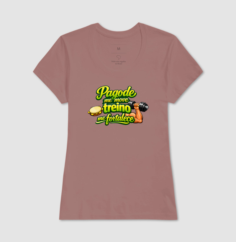 camiseta pagode me move, treino me fortalece - Imagem 17