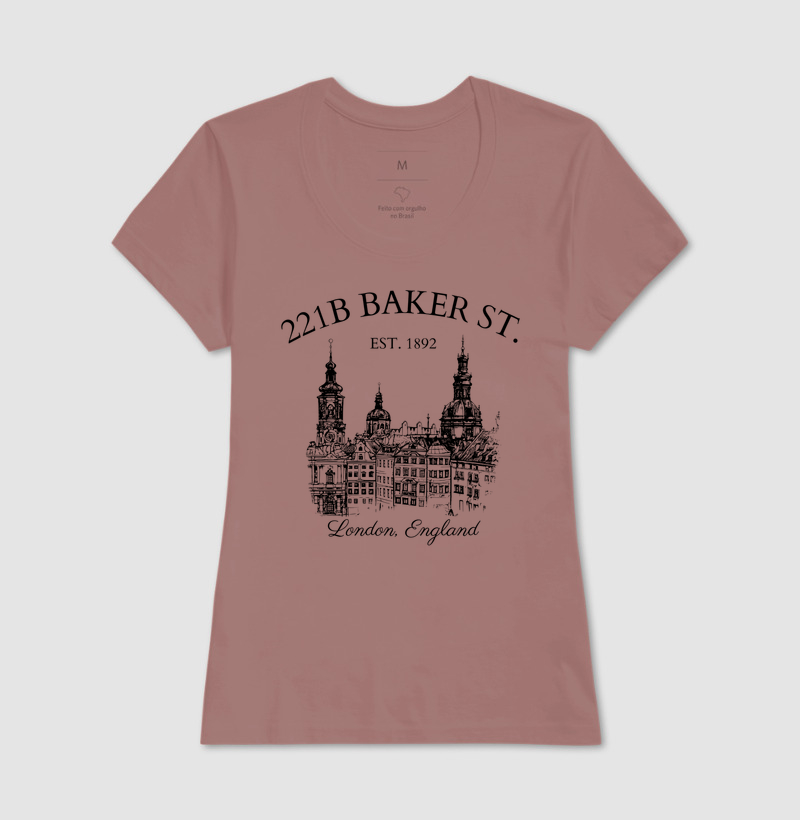 Camiseta Sherlock Holmes 221B Baker Street – Literatura Inglesa  - Imagem 13