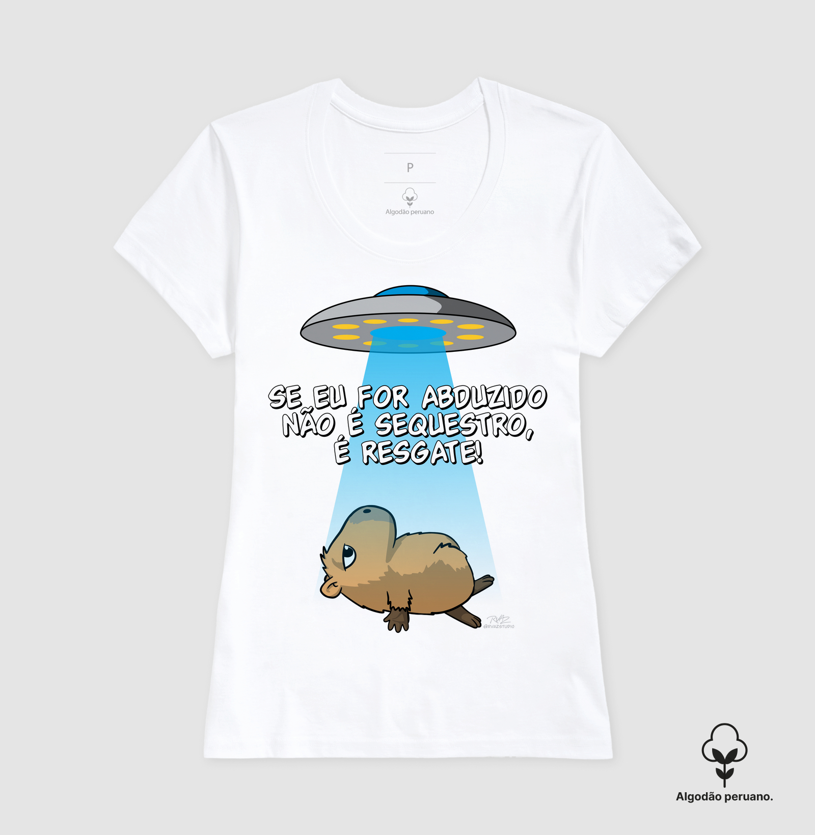 Camiseta Capivara Abduzido - Imagem 5