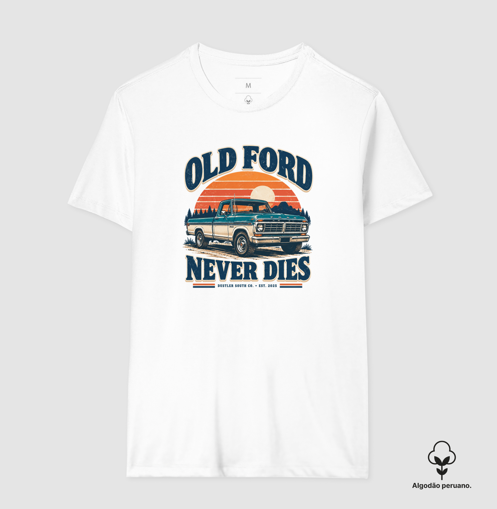 Camiseta Country Masculina Old Ford Never Dies Dustler South Co. - Imagem 2