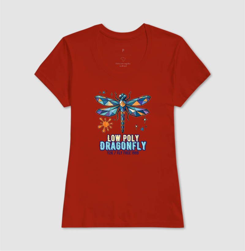 Camiseta Y2K Low Poly Dragonfly - Imagem 11