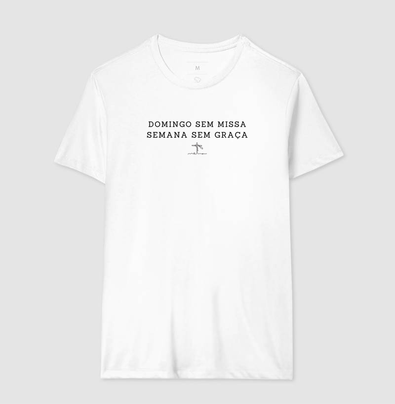 Camiseta Domingo Sem Missa Semana Sem Graça - Imagem 4