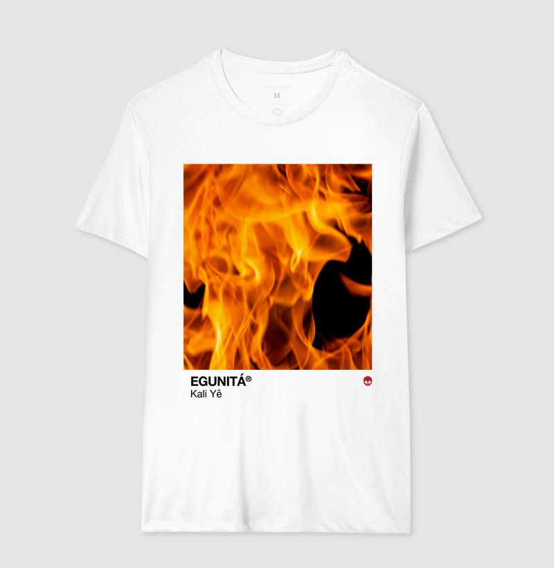 Camiseta Umbanda Orixá Egunitá - Fogo - Imagem 4