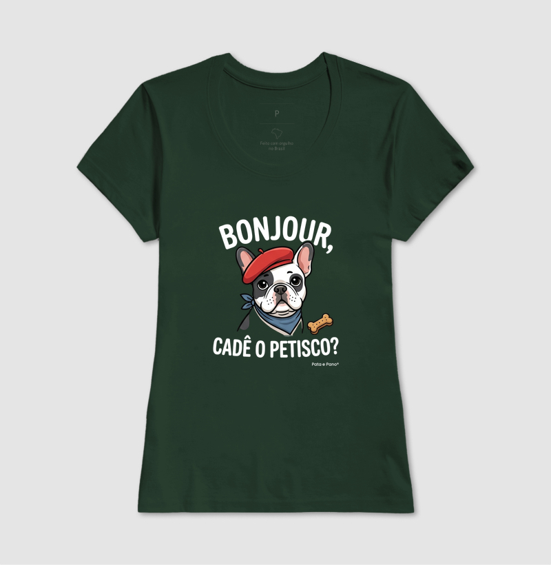CAMISETA BULDOGUE FRANCÊS BONJOUR - Imagem 13