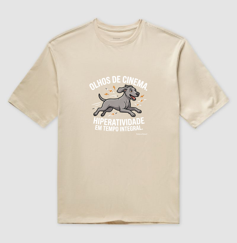 CAMISETA WEIMANARER OLHOS DE CINEMA - Imagem 3