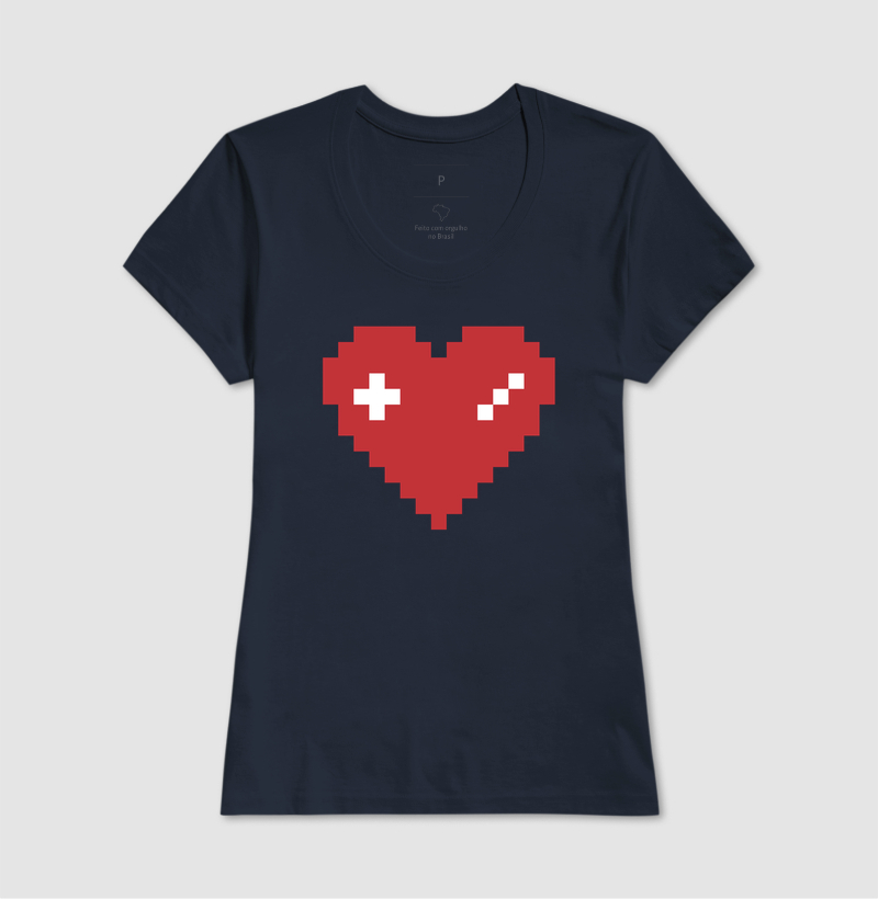 Camiseta Coração Gamer - Imagem 7