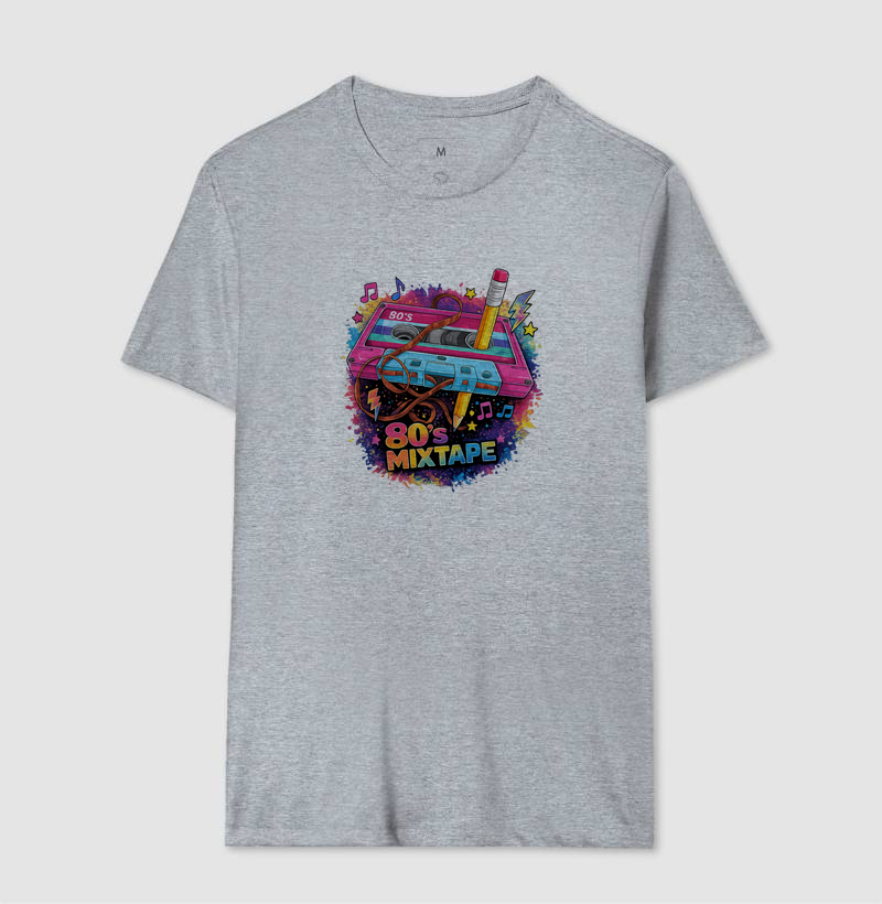 Camiseta Mix Tape Retro - Imagem 8