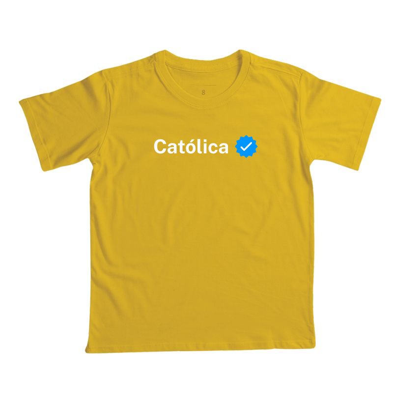 Camiseta Infantil Católica Verificado - Imagem 5