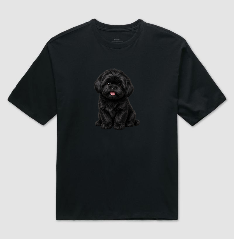 Shih Tzu Preto - Desenho Animado - Imagem 2