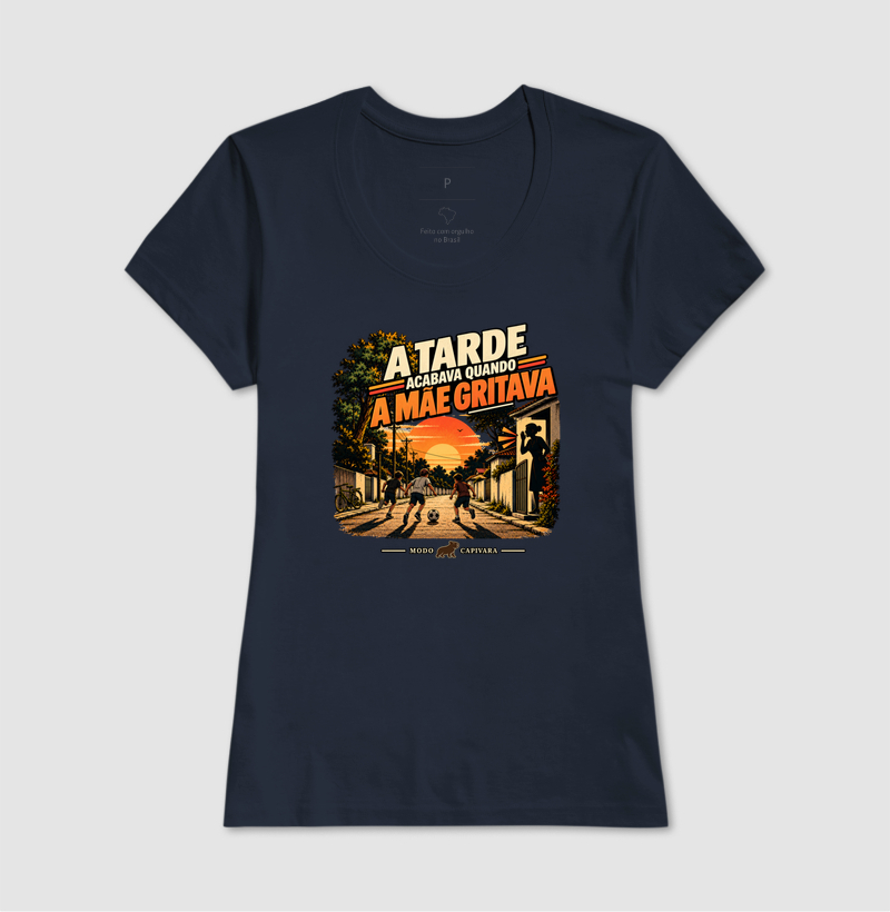 A TARDE ACABAVA QUANDO A MAE GRITAVA - Modo capivara - Camiseta - Imagem 9