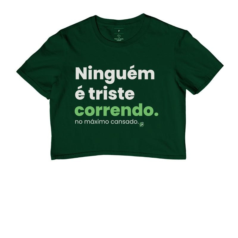 Cropped Corrida - Ninguém É Triste Correndo - Imagem 5