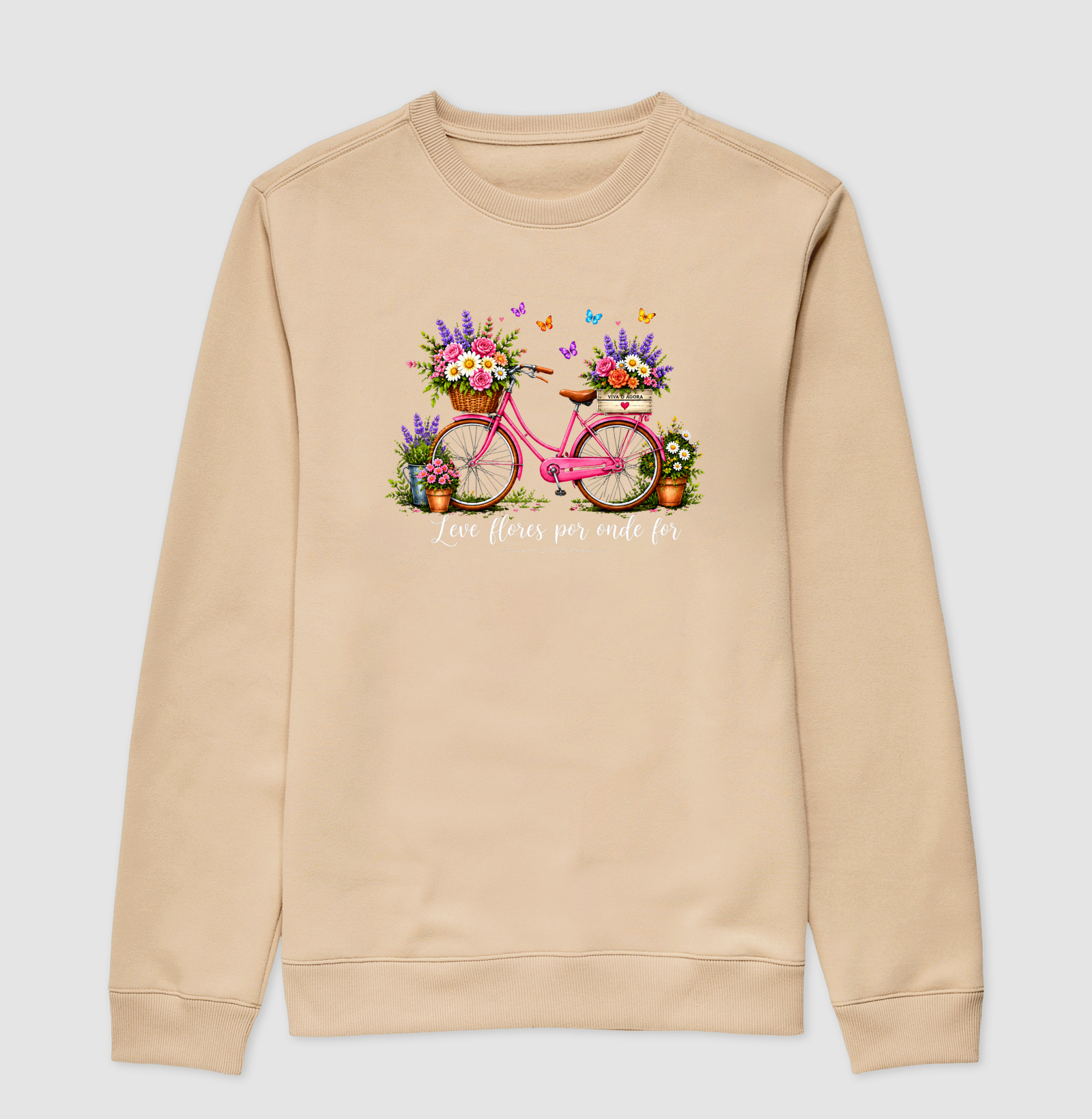 Camiseta Leve flores por onde for - Imagem 3