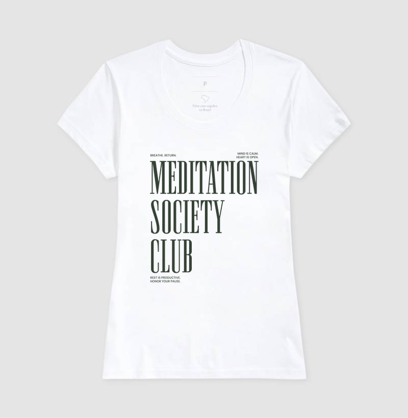 Camiseta - Meditation Society Club - Imagem 7