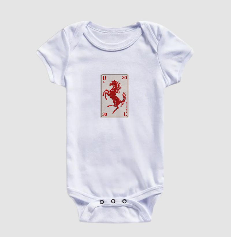 Body Infantil Carta do Cavalo  - Imagem 4