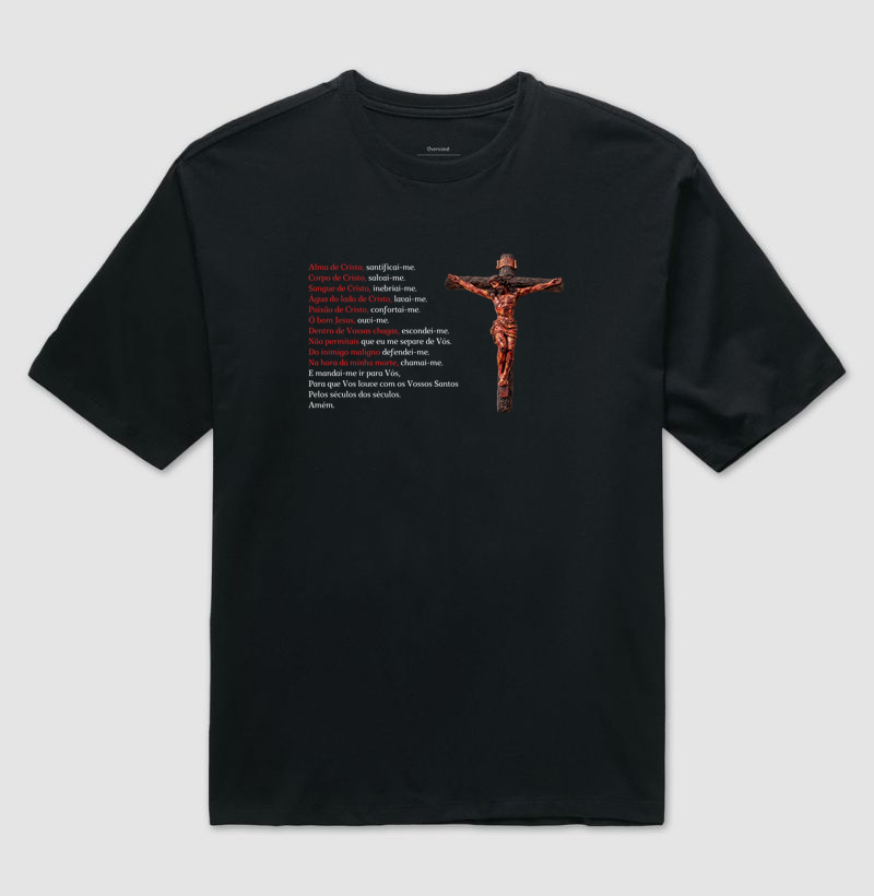 Camiseta Oversized Oração Alma de Cristo - Imagem 2