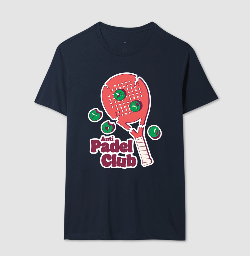 Camiseta Anti Padel Club Raquete Quebrada - Imagem 6