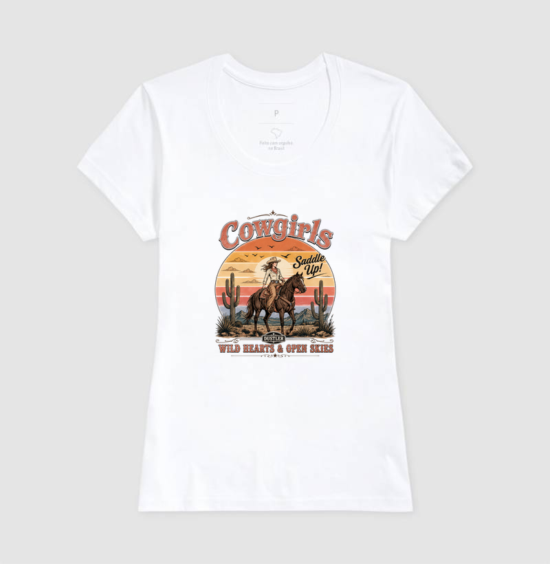 Baby Look Cowgirls Saddle Up - Imagem 3