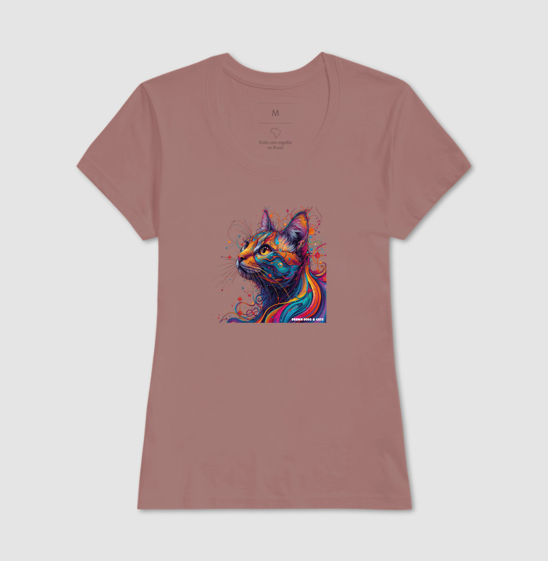 Gato colorido de lado - Imagem 18
