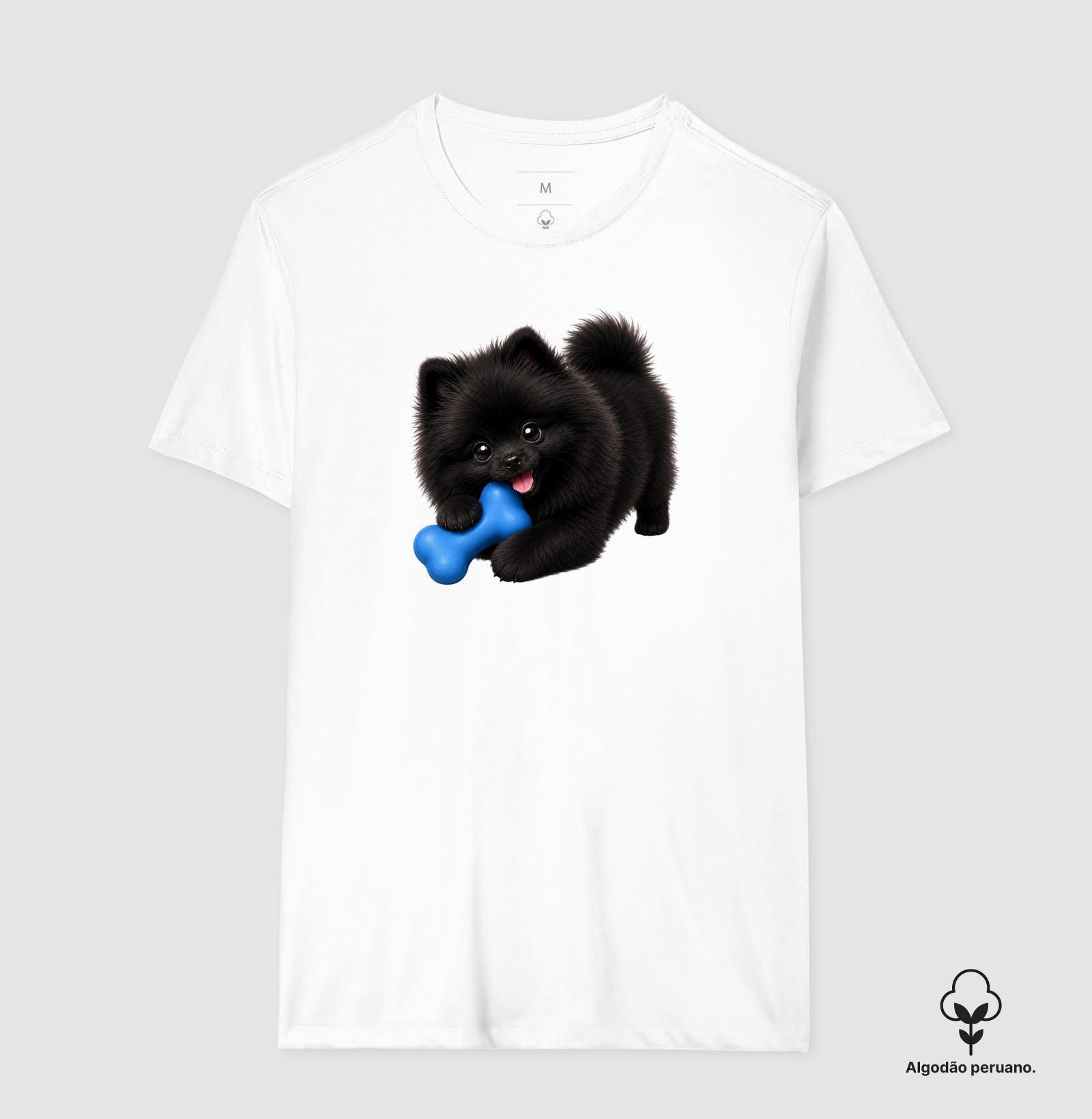 Pomerânia (Spitz Alemão) Preto - Desenho Animado - Imagem 5