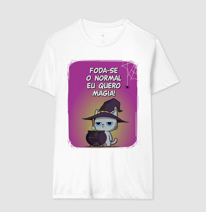 Camiseta Gato Sincero Magia - Imagem 4