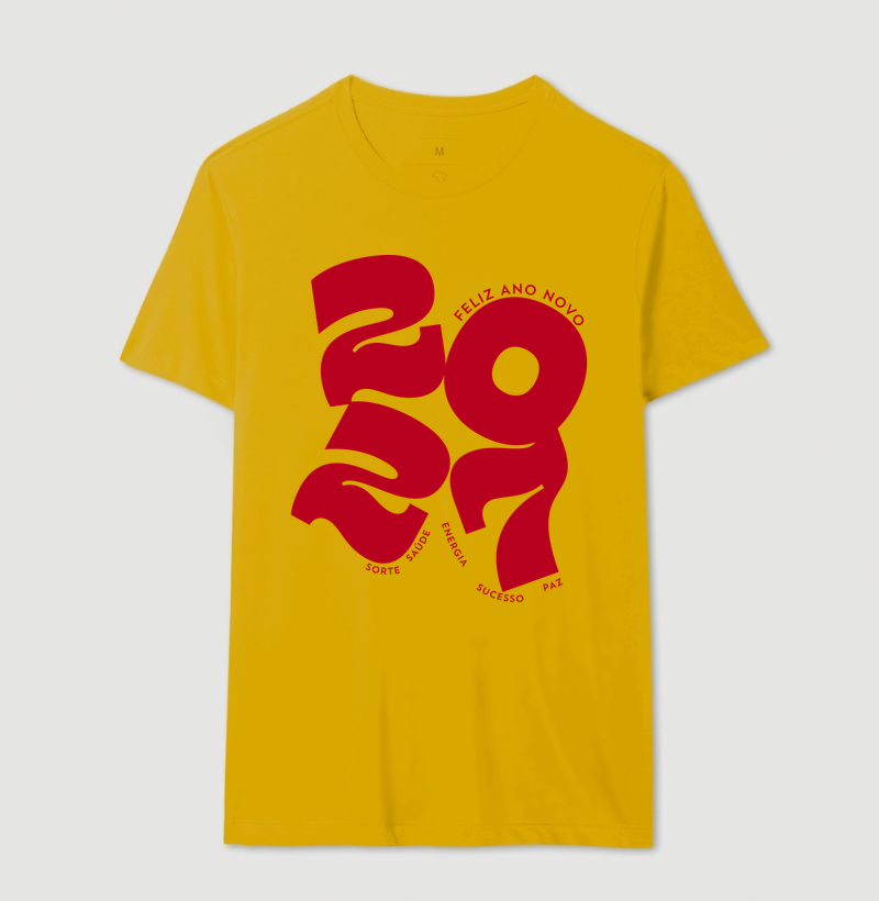 Camiseta 2027 Boas Energias – Feliz Ano Novo - Imagem 14