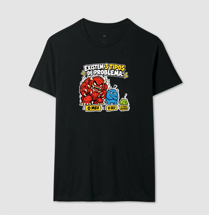 Camiseta Problemas em Algodão - Imagem 5